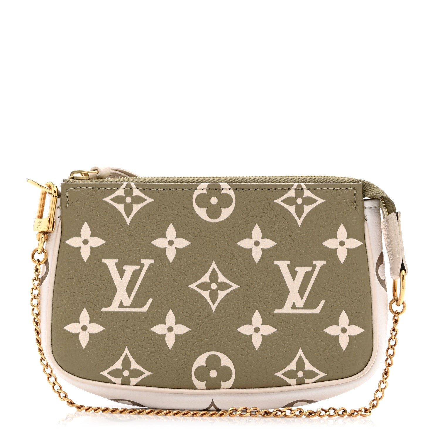 Louis Vuitton Empreinte Spring in the City Mini Pochette Accessories Kaki Beige Cream