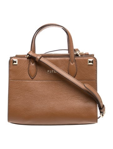 Leather Top Handle Bag