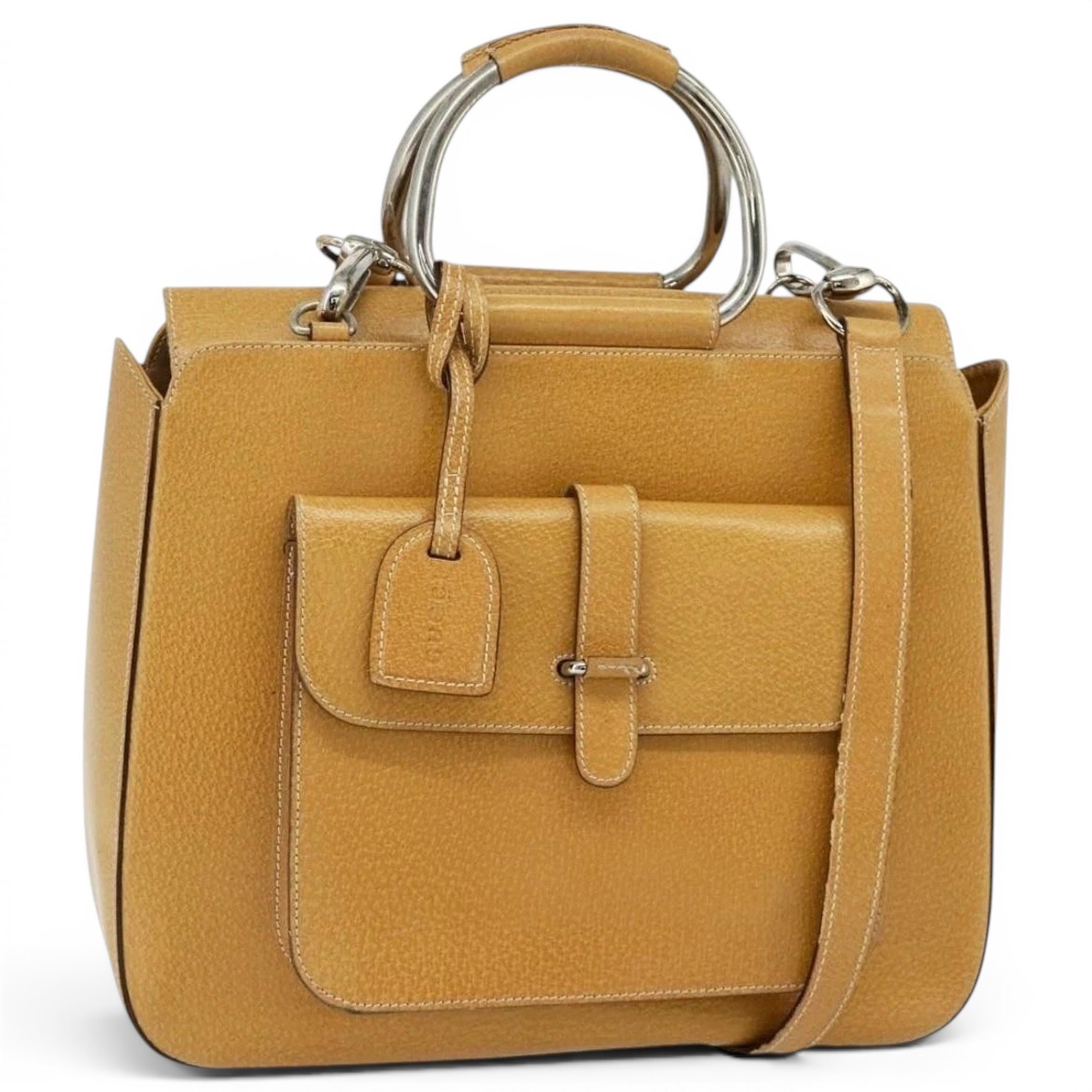 Leather handbag