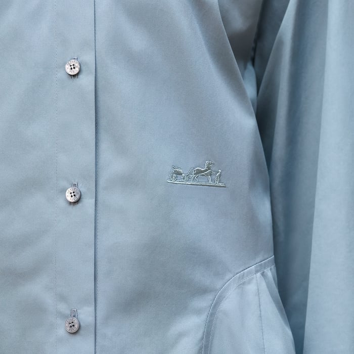 Bleu Adriatique Equestrian Shirt