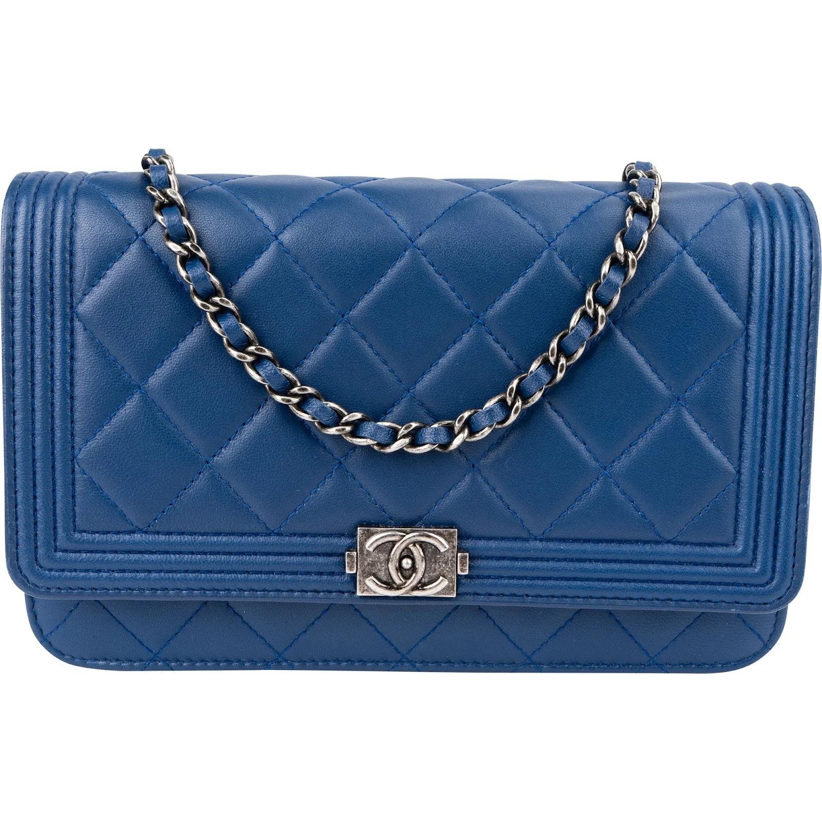 Wallet On Chain Boy leather crossbody bag