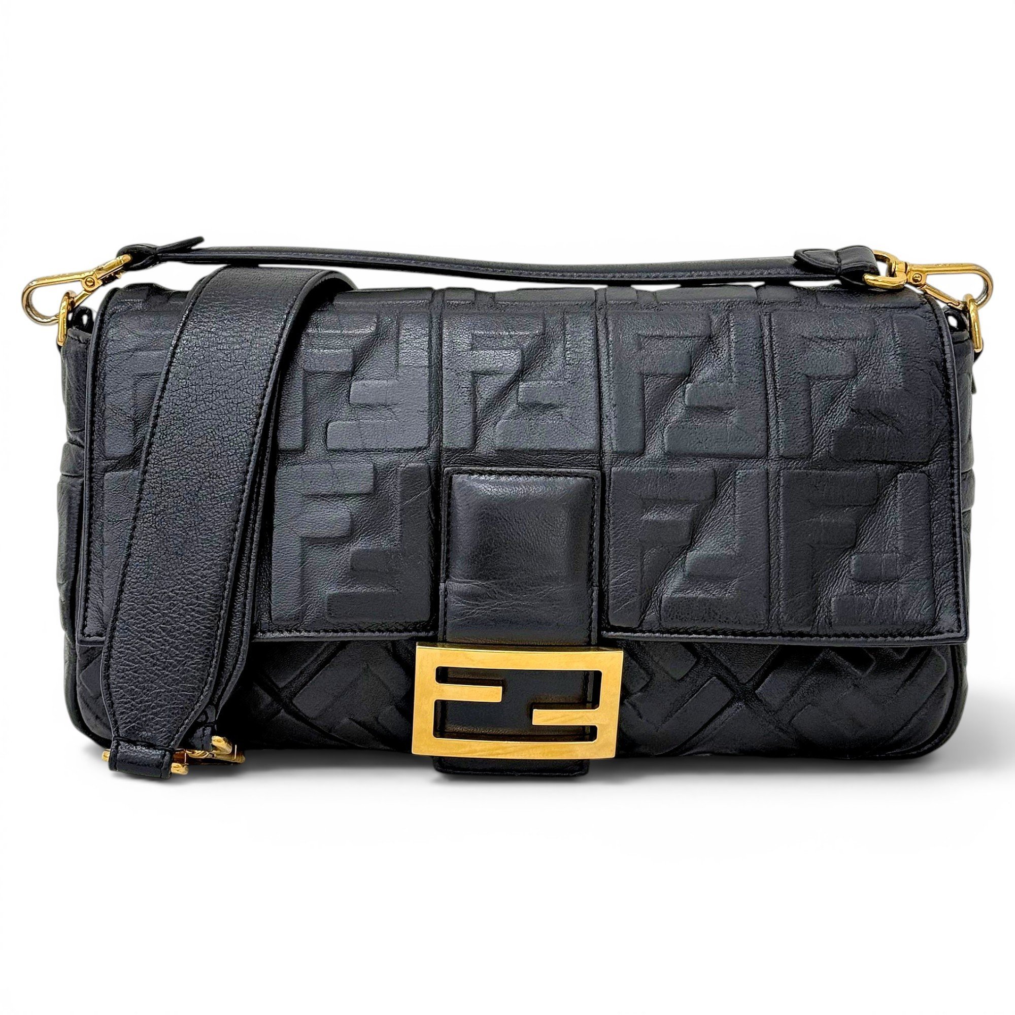Fendi Baguette leather handbag