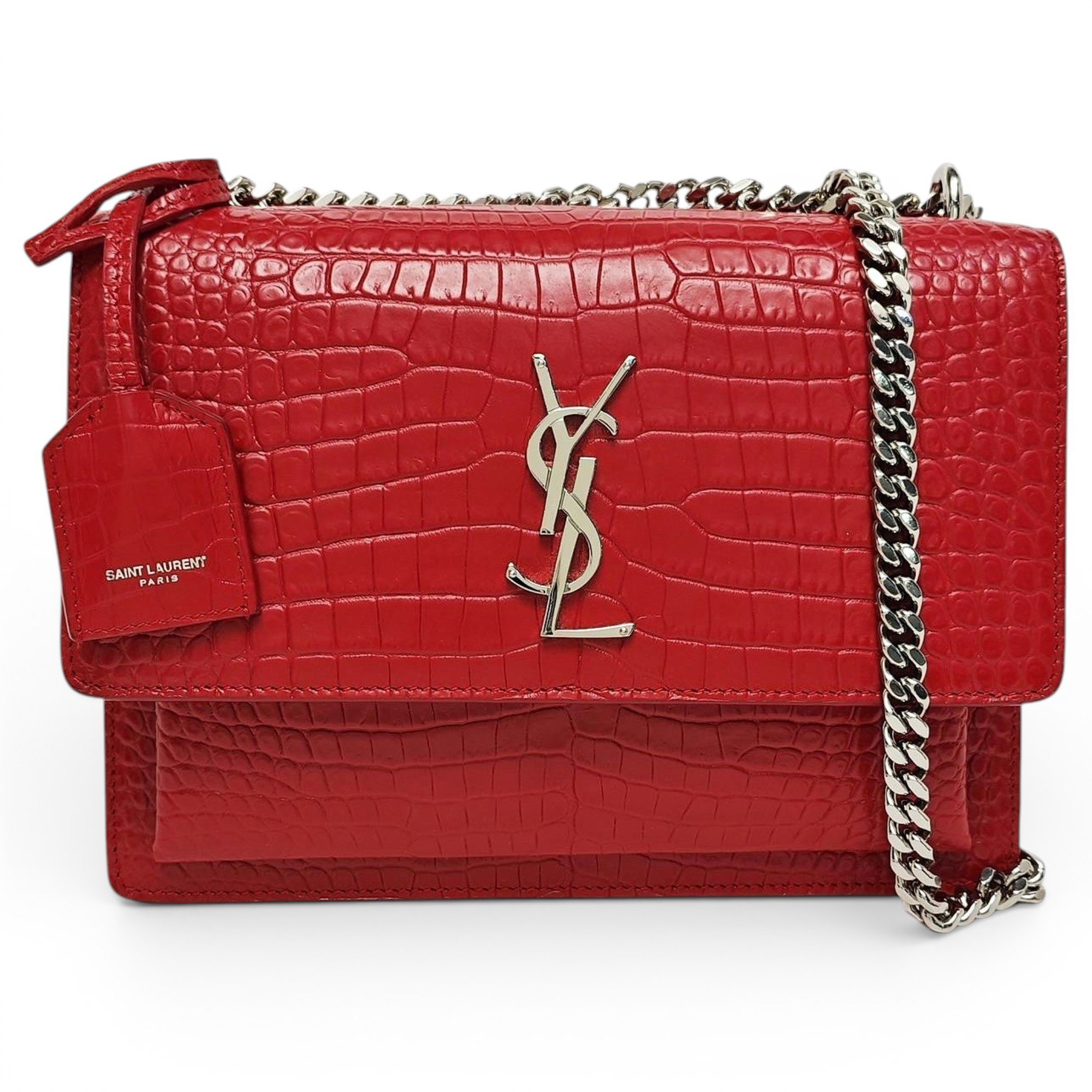Sunset leather crossbody bag