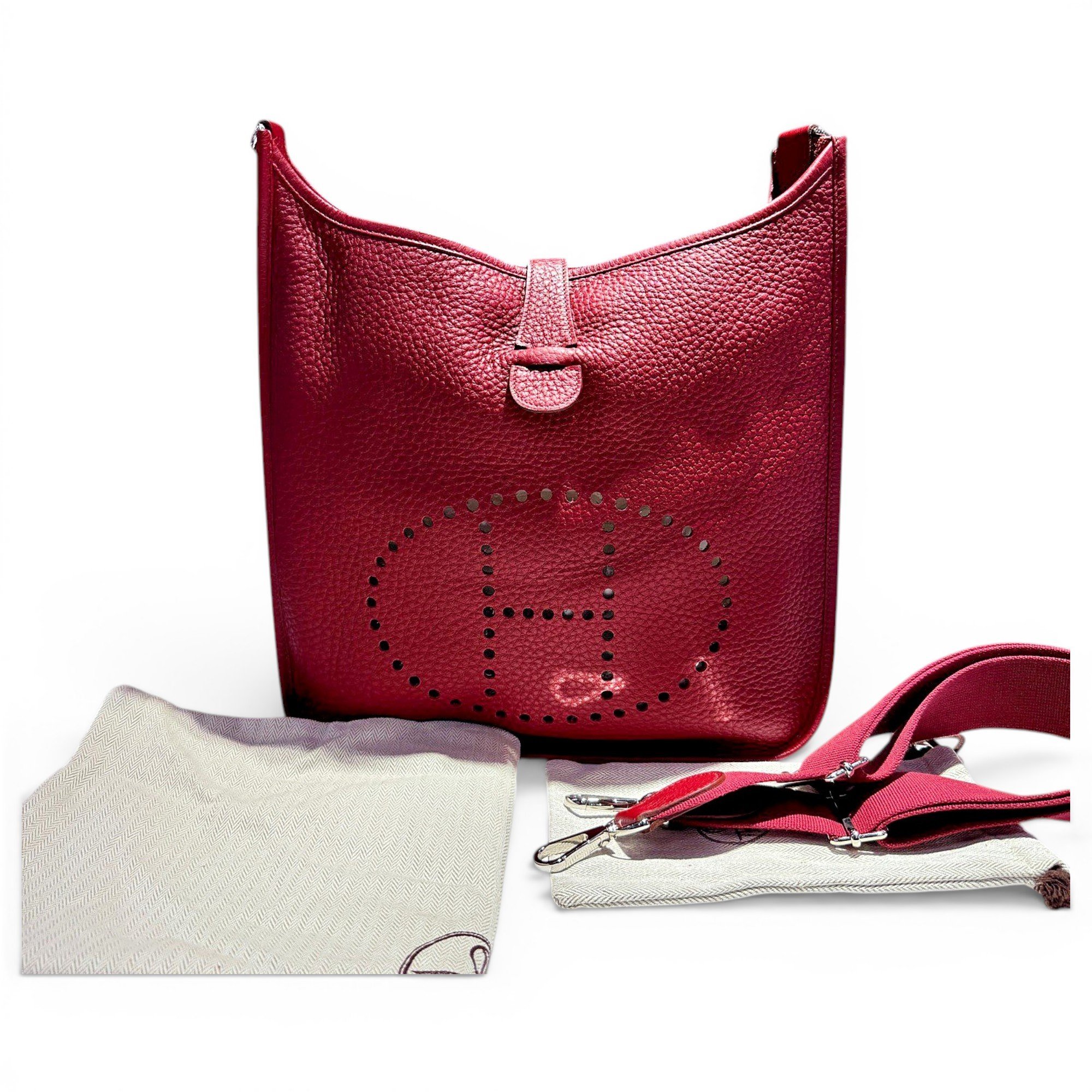 Evelyne leather handbag