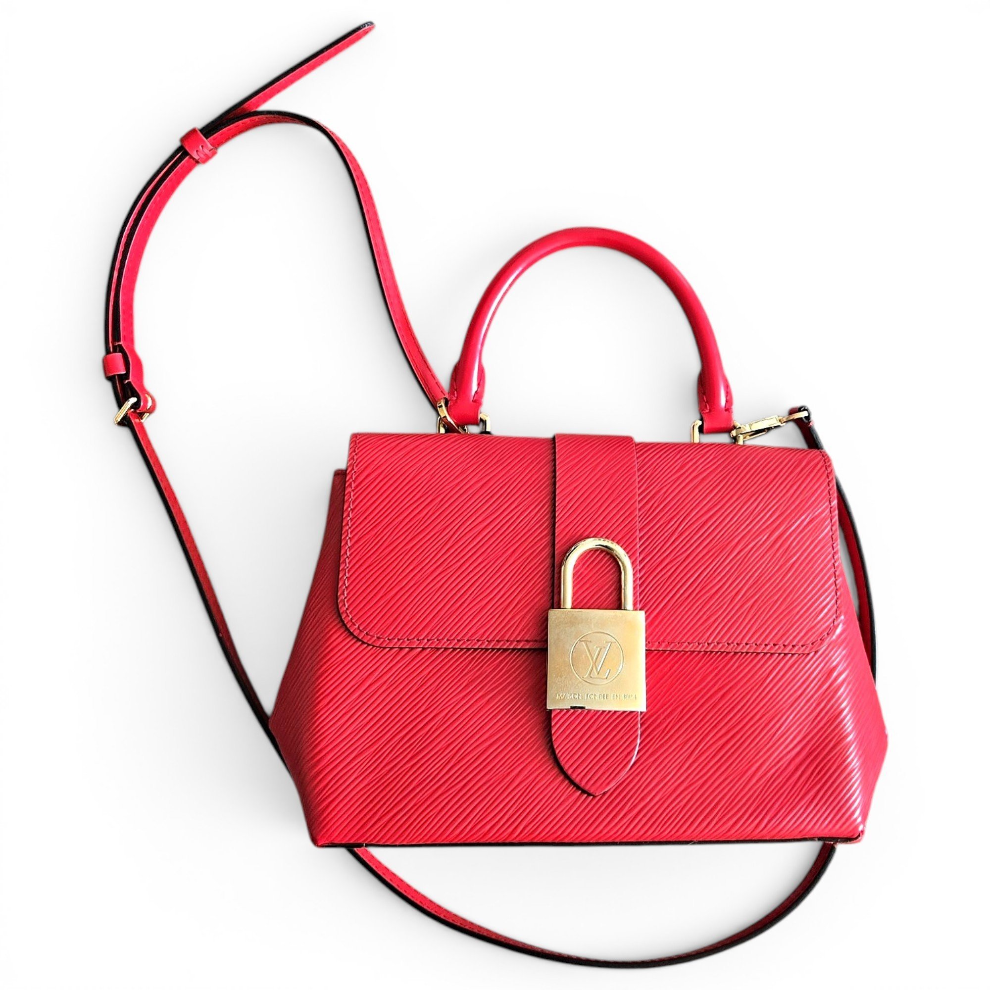 Louis Vuitton Locky BB leather handbag