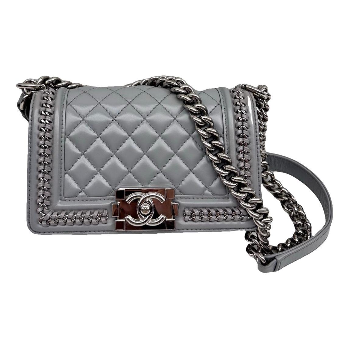 Boy leather crossbody bag