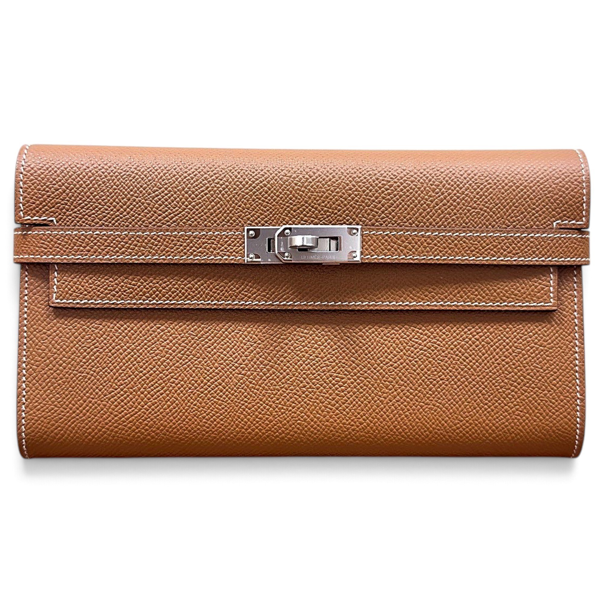 Kelly to go leather clutch bag