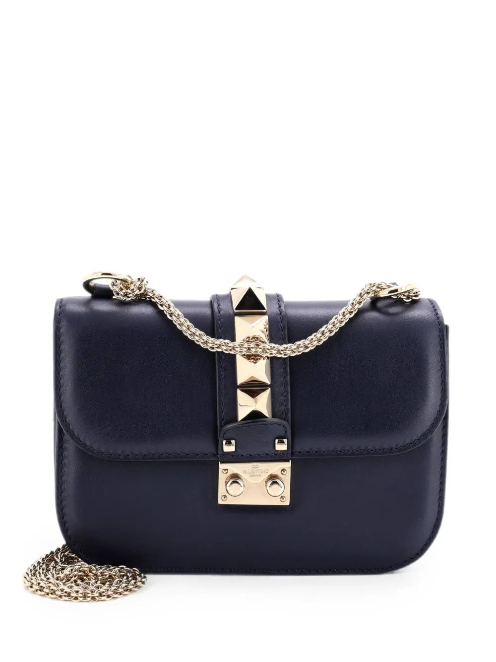 Glam Lock Leather Small shoulder bag