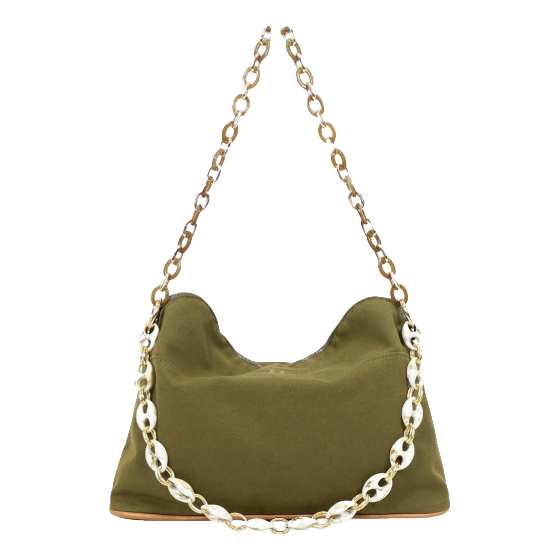 Hermes Bolide Handbag Olive Green