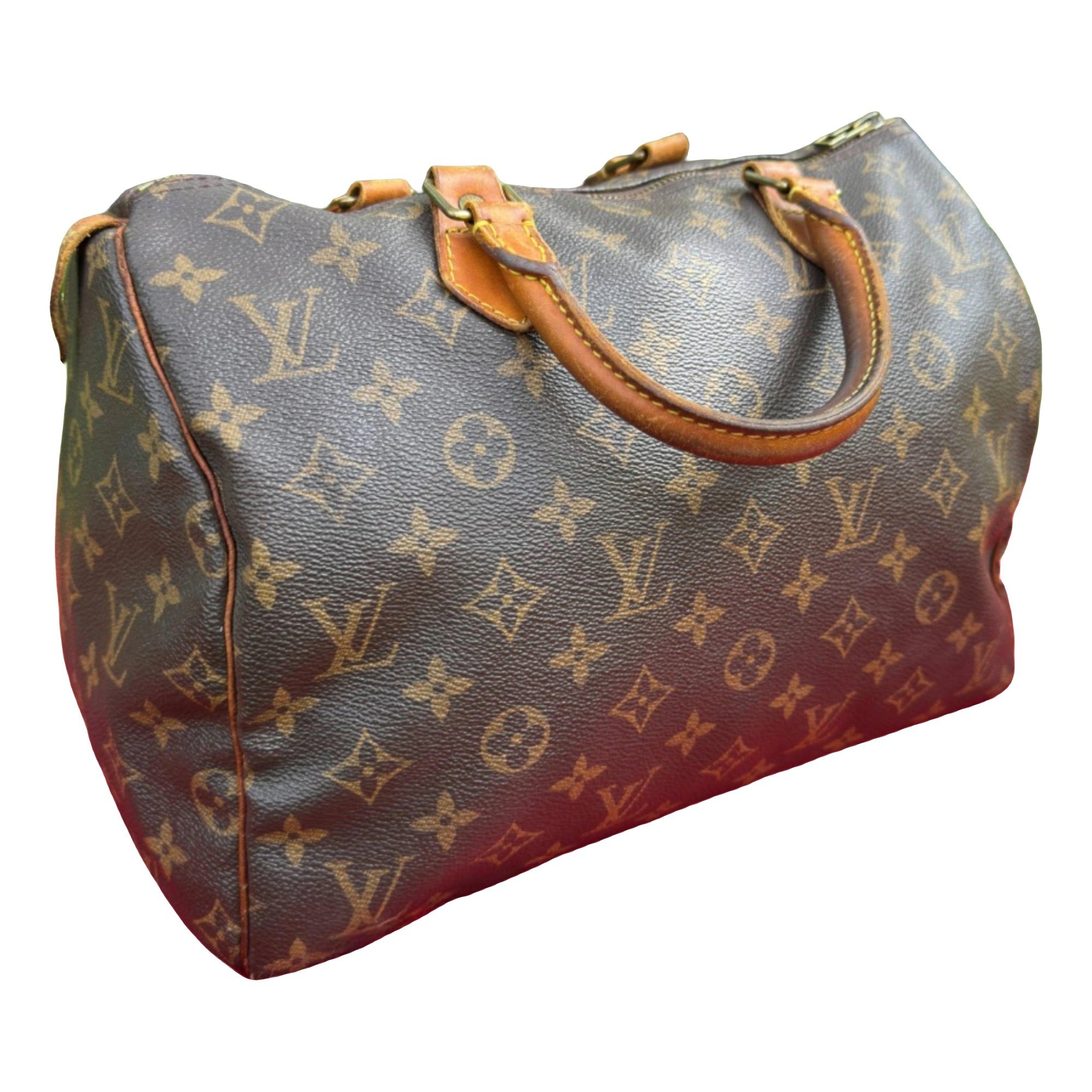 Speedy leather handbag