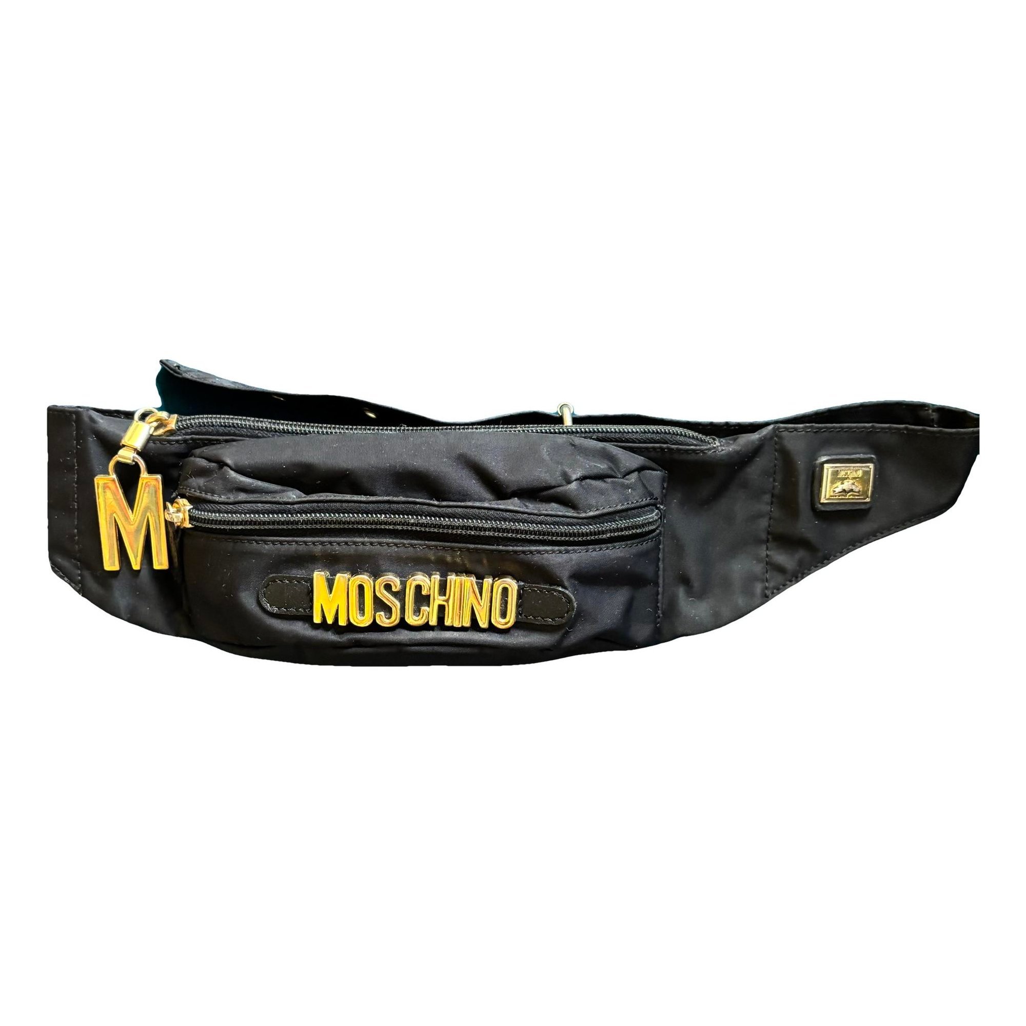 Moschino Vinyl clutch bag