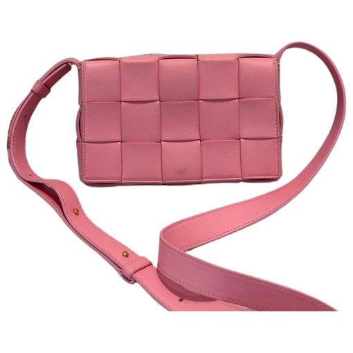 Cassette leather handbag