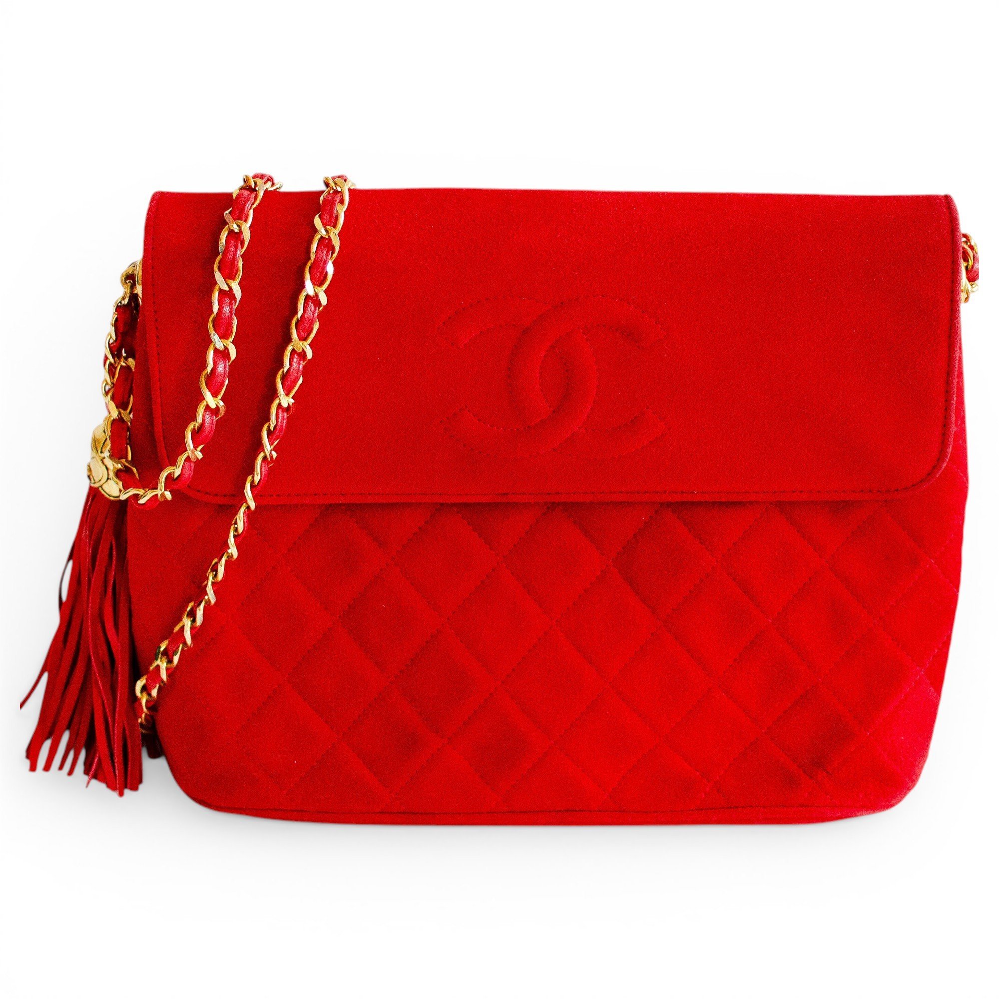 Trendy CC Flap leather crossbody bag