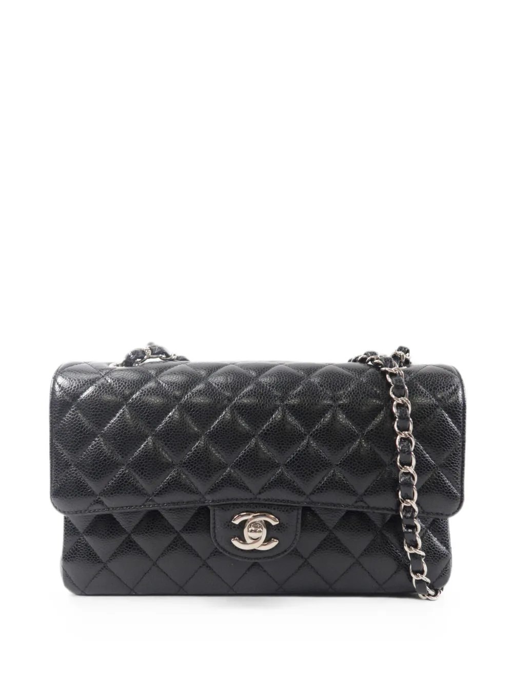 CC turn-lock shoulder bag