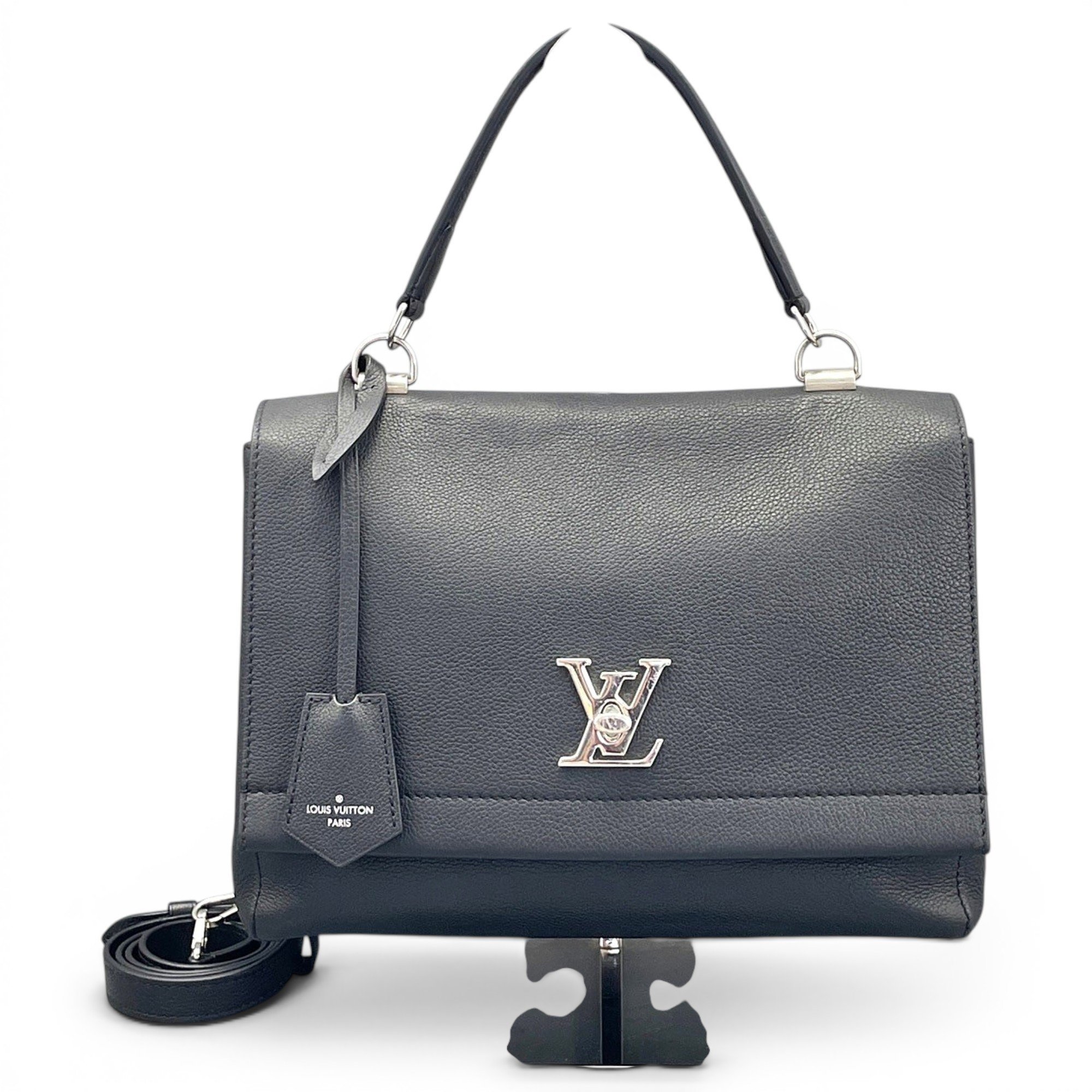 Lockme leather handbag