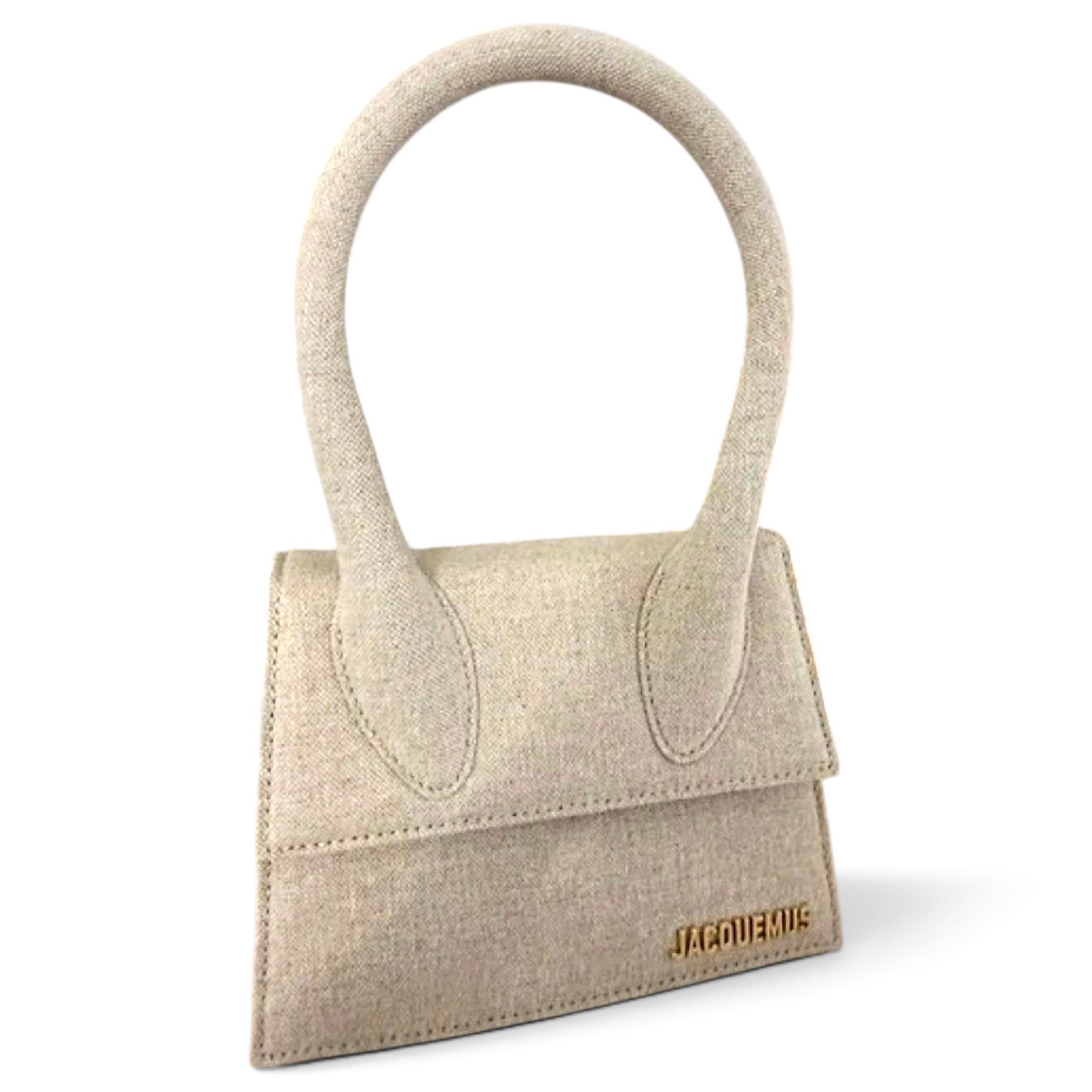 Le Chiquito Moyen linen handbag