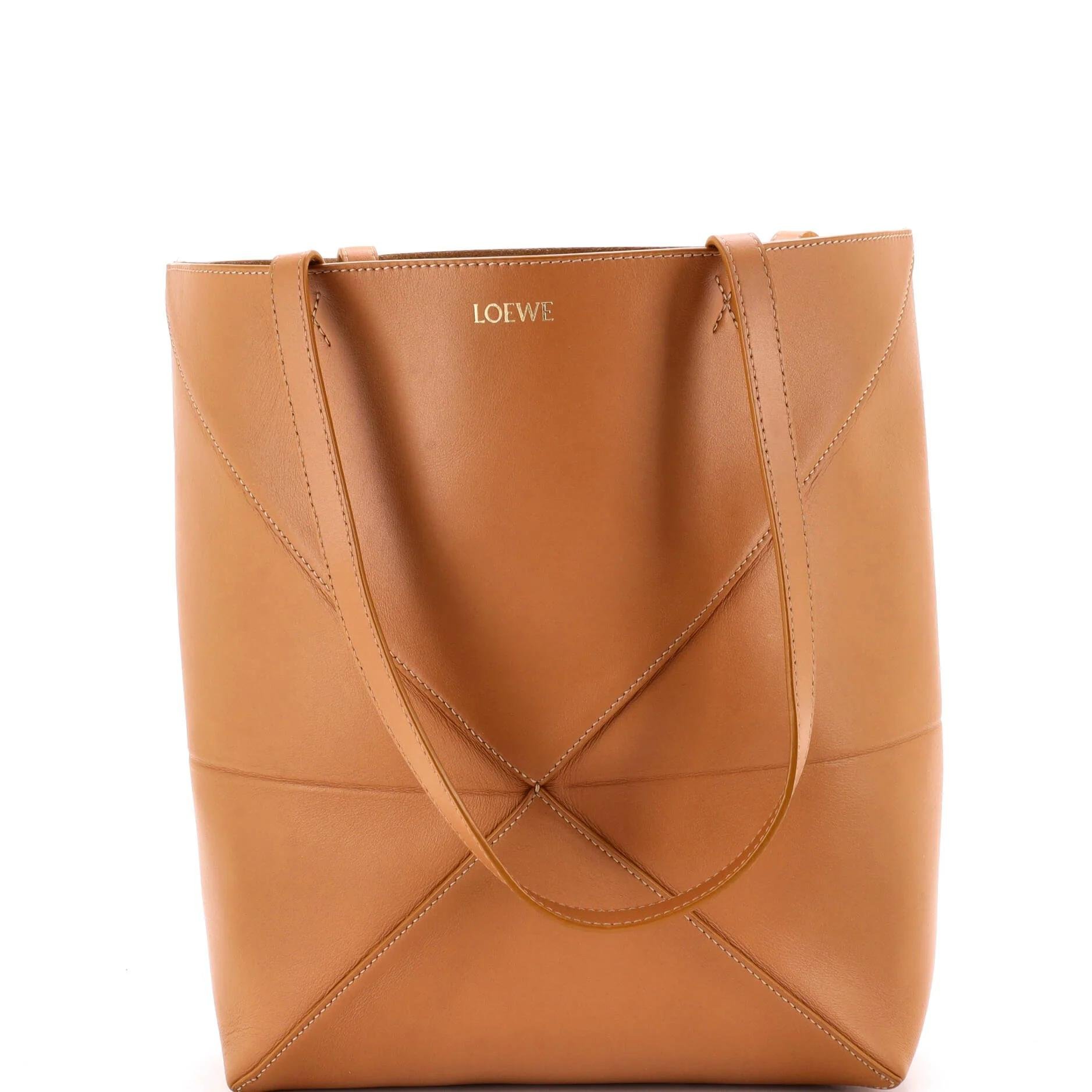 Leather tote