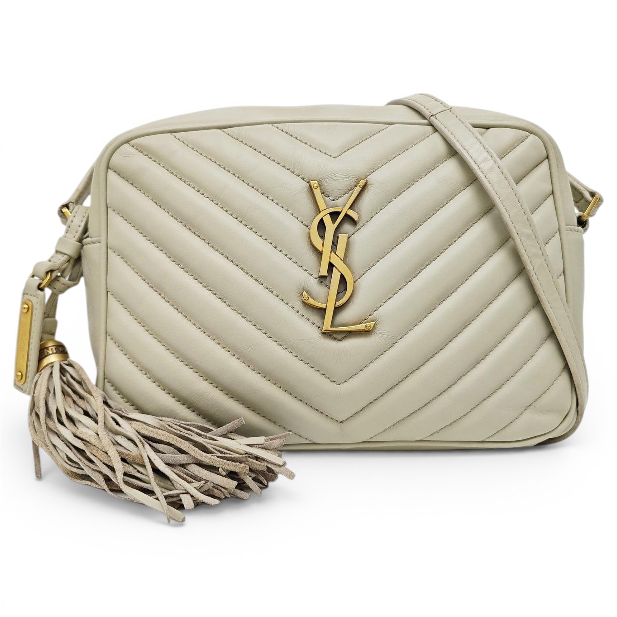 Camera Lou leather handbag