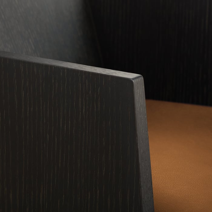 Gold Reeditions J.-m. Frank Par Hermès Chair With Armrests