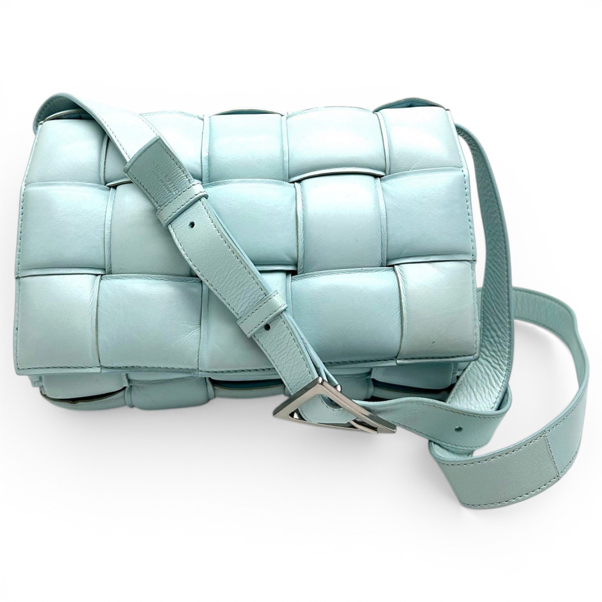 Cassette Padded leather crossbody bag