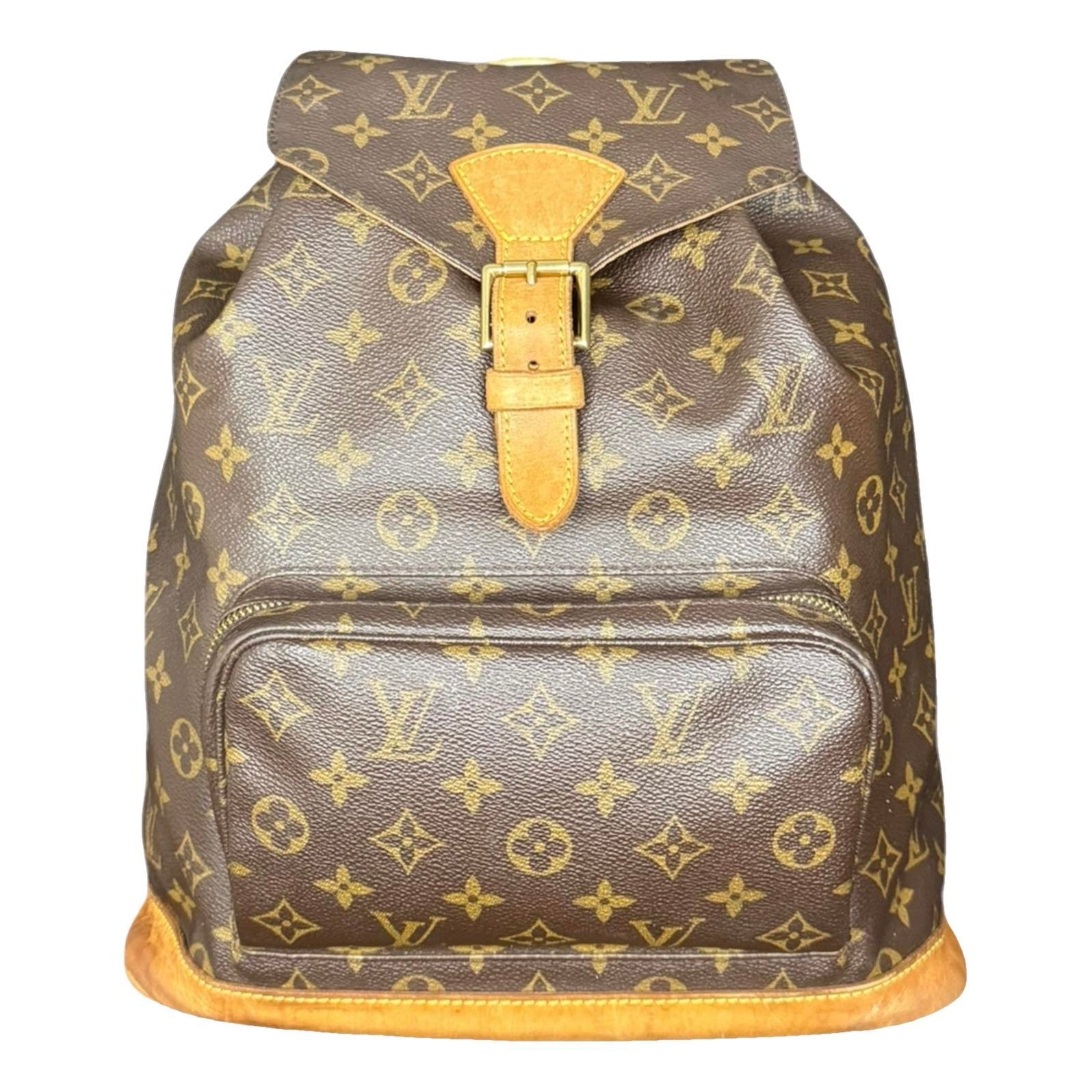 Louis Vuitton Montsouris Vintage leather backpack