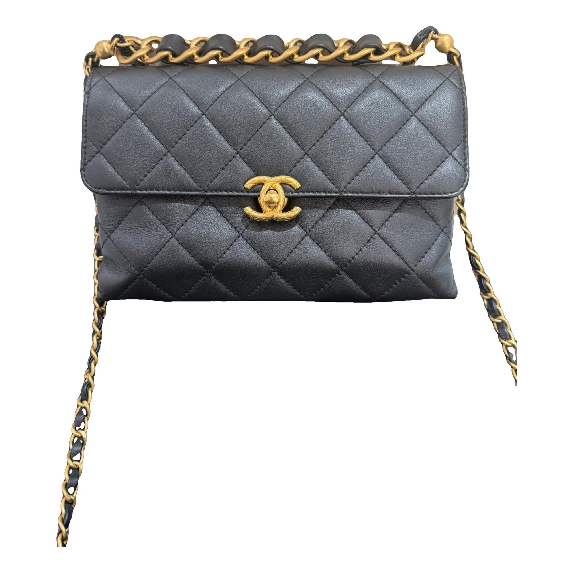 Coco Luxe leather handbag
