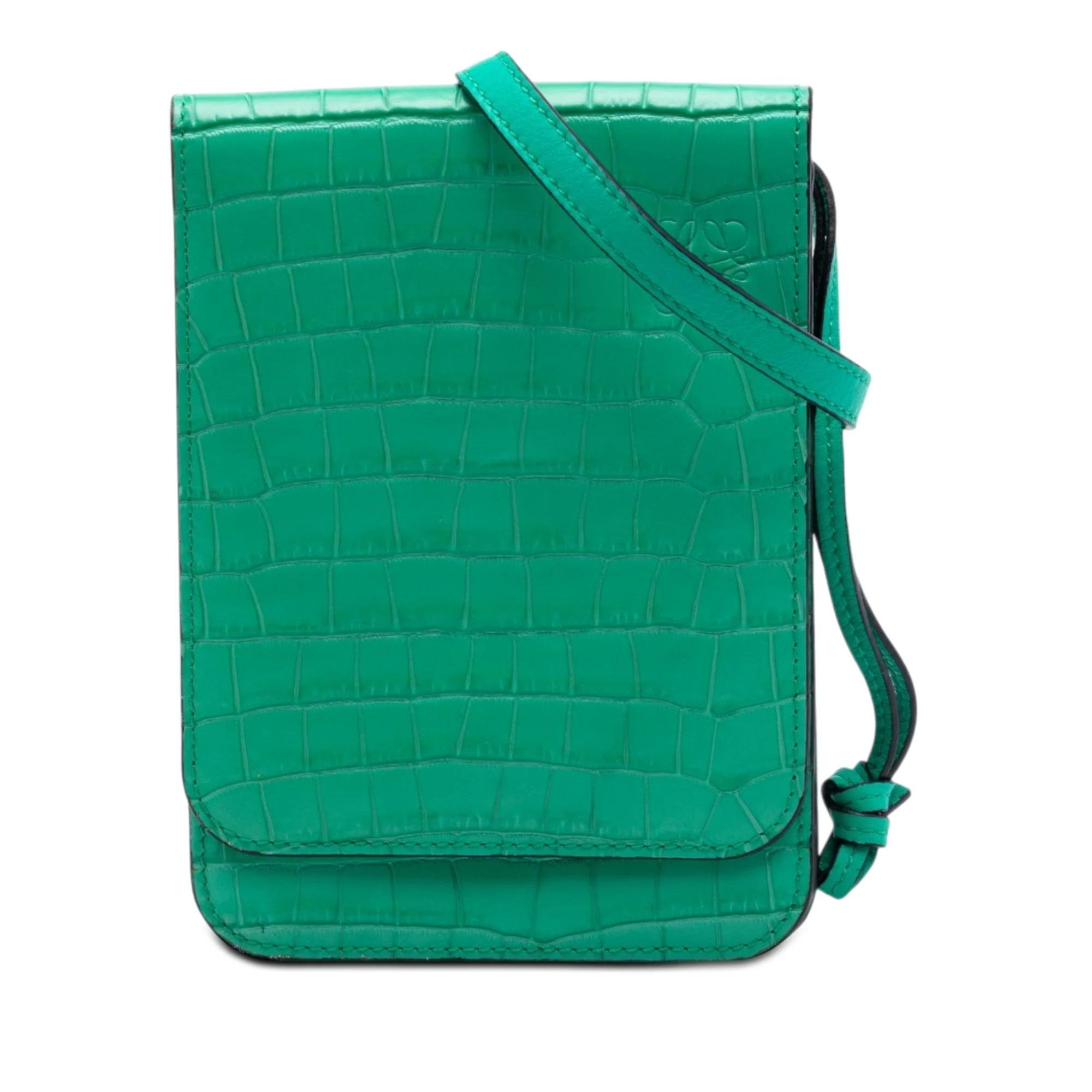 Anagram leather handbag