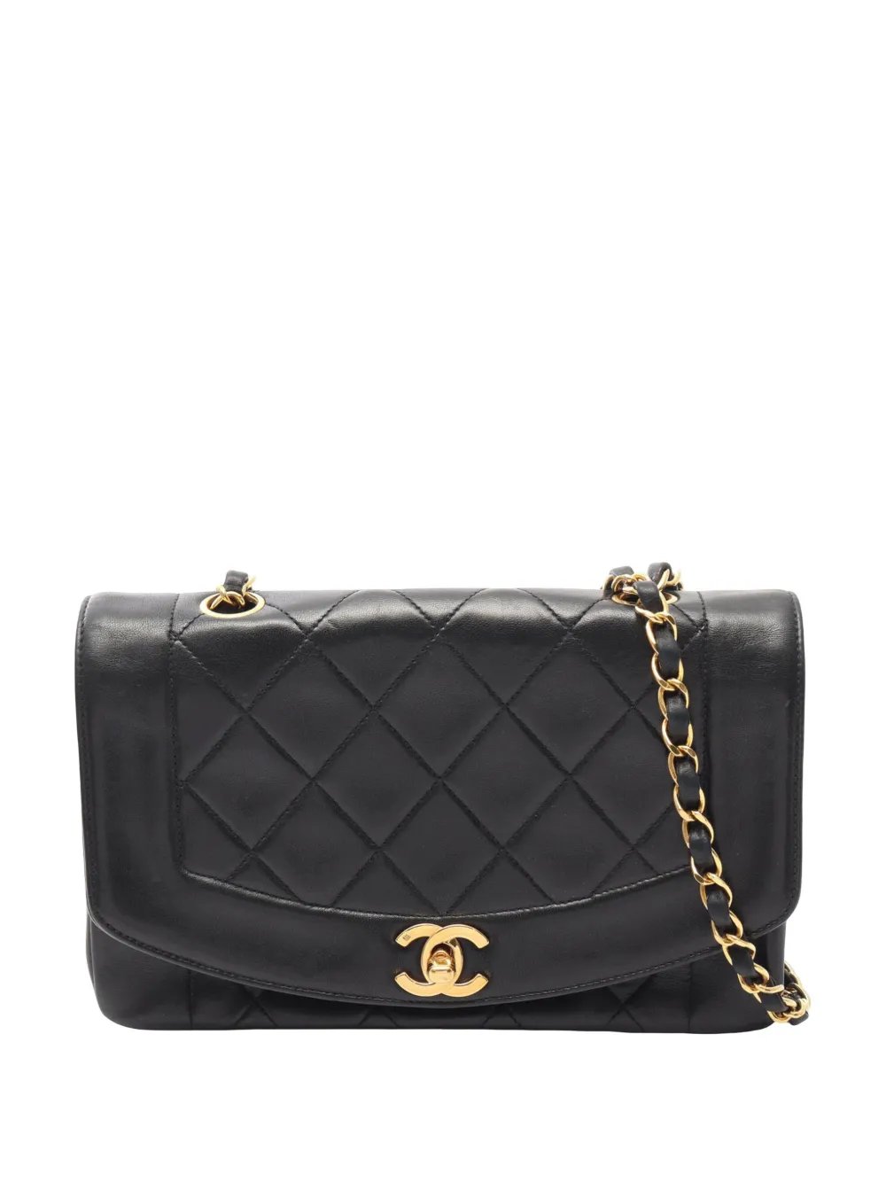 1991-1994 Small Lambskin Diana Flap crossbody bag