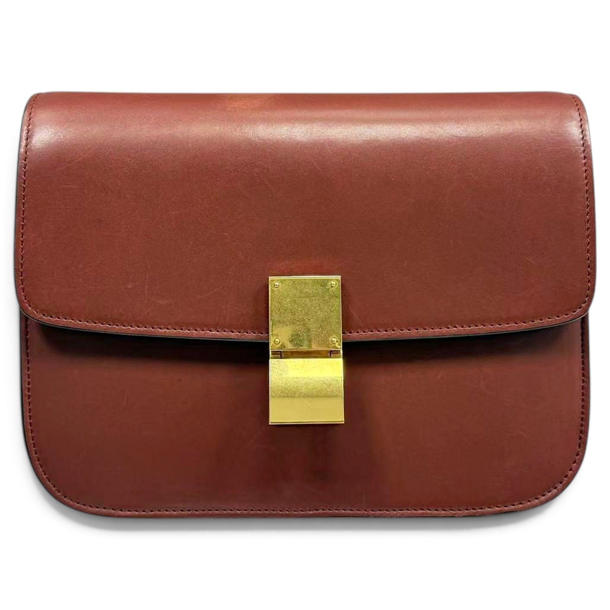 Classic leather handbag