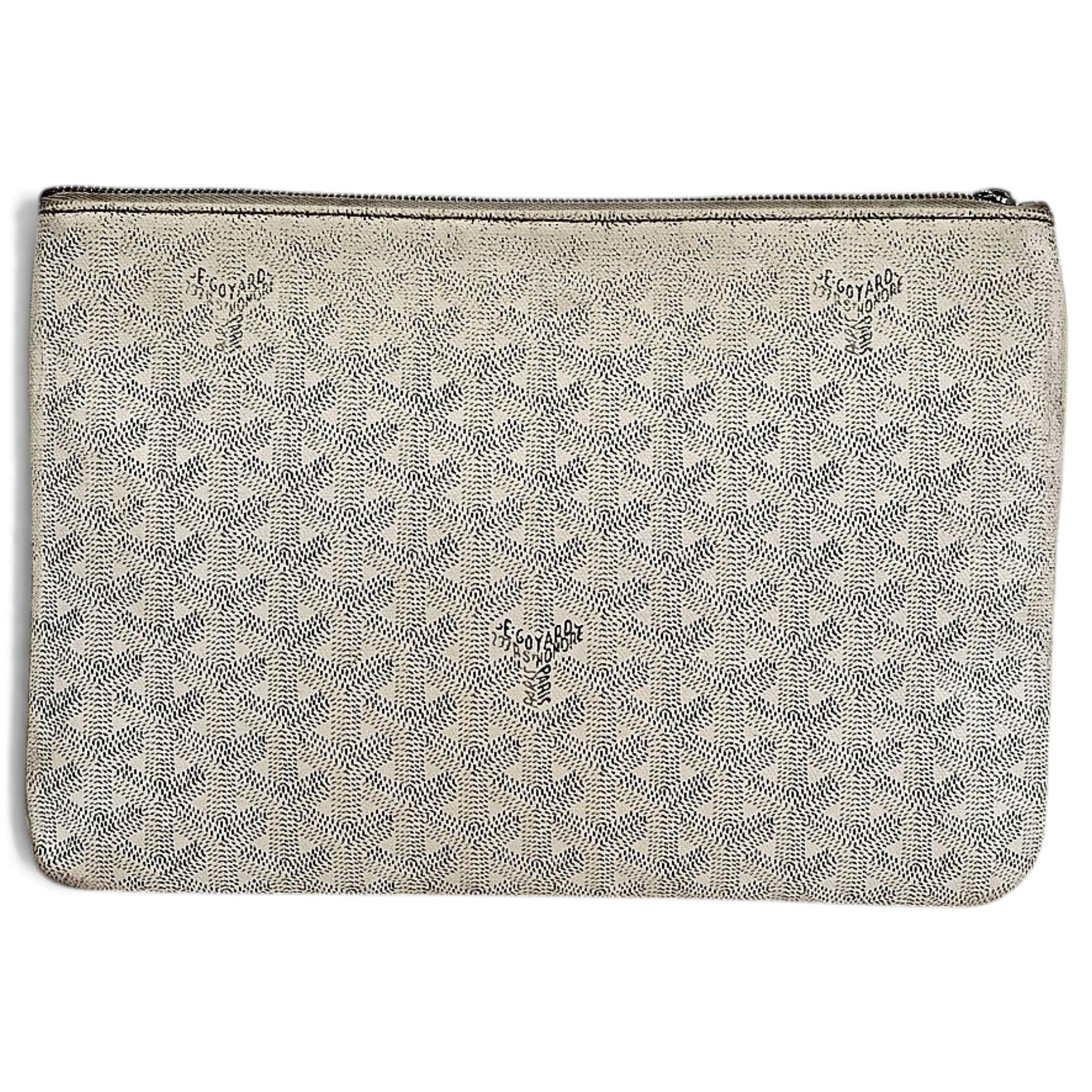 Sénat leather clutch bag