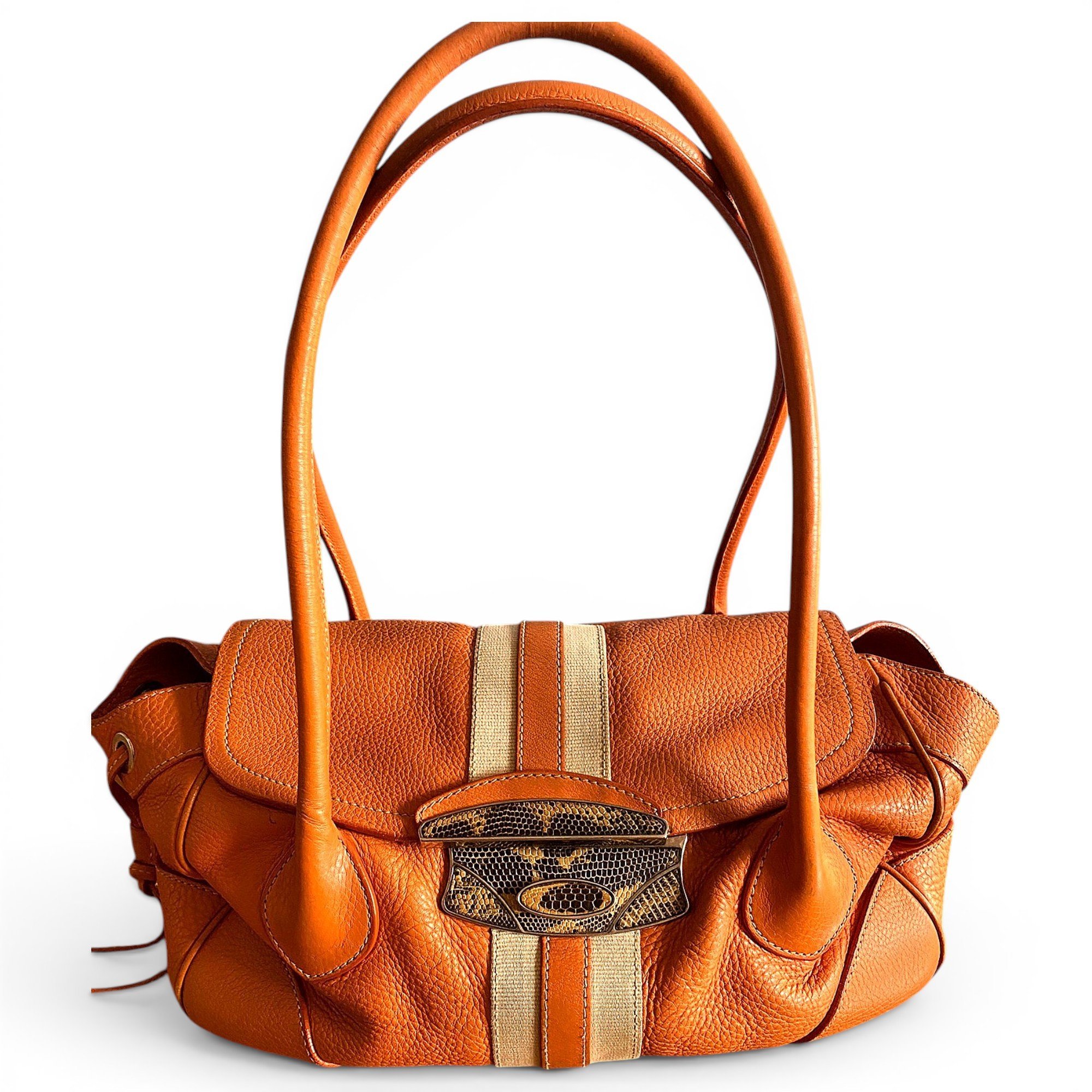 Leather handbag