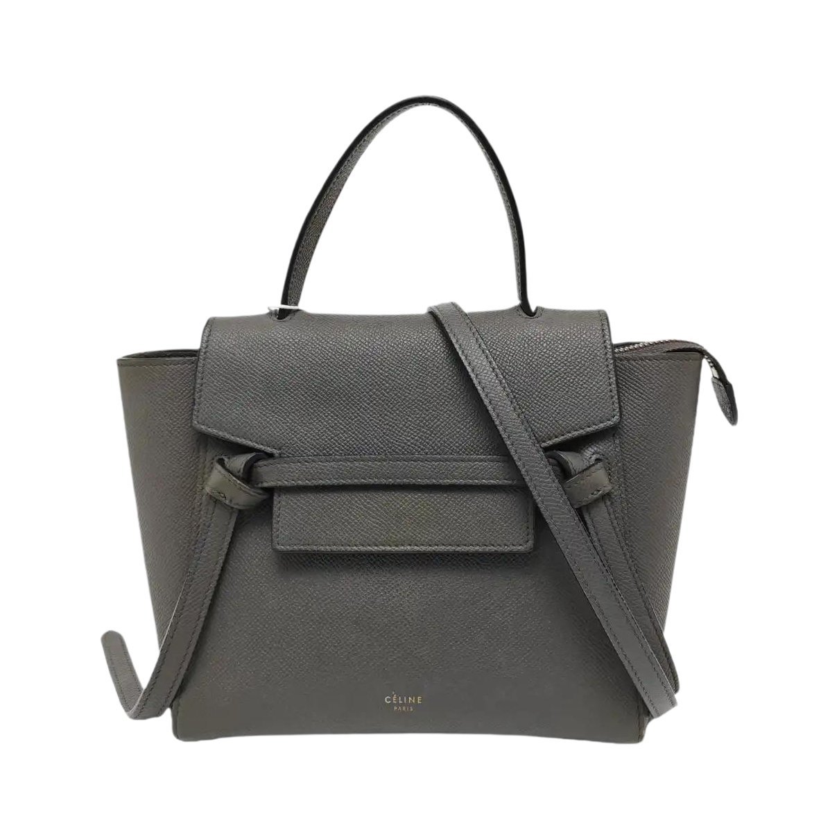 Belt leather handbag