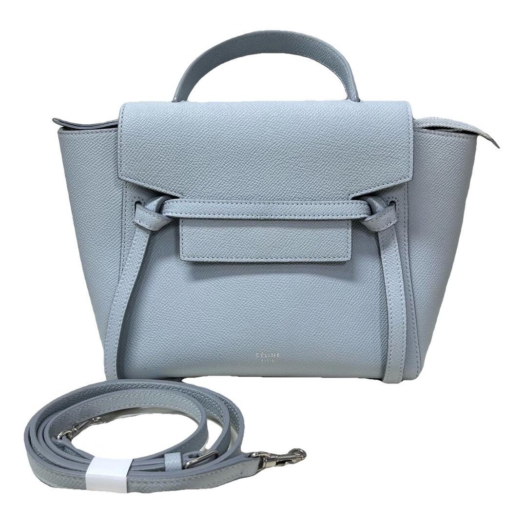 Belt leather handbag