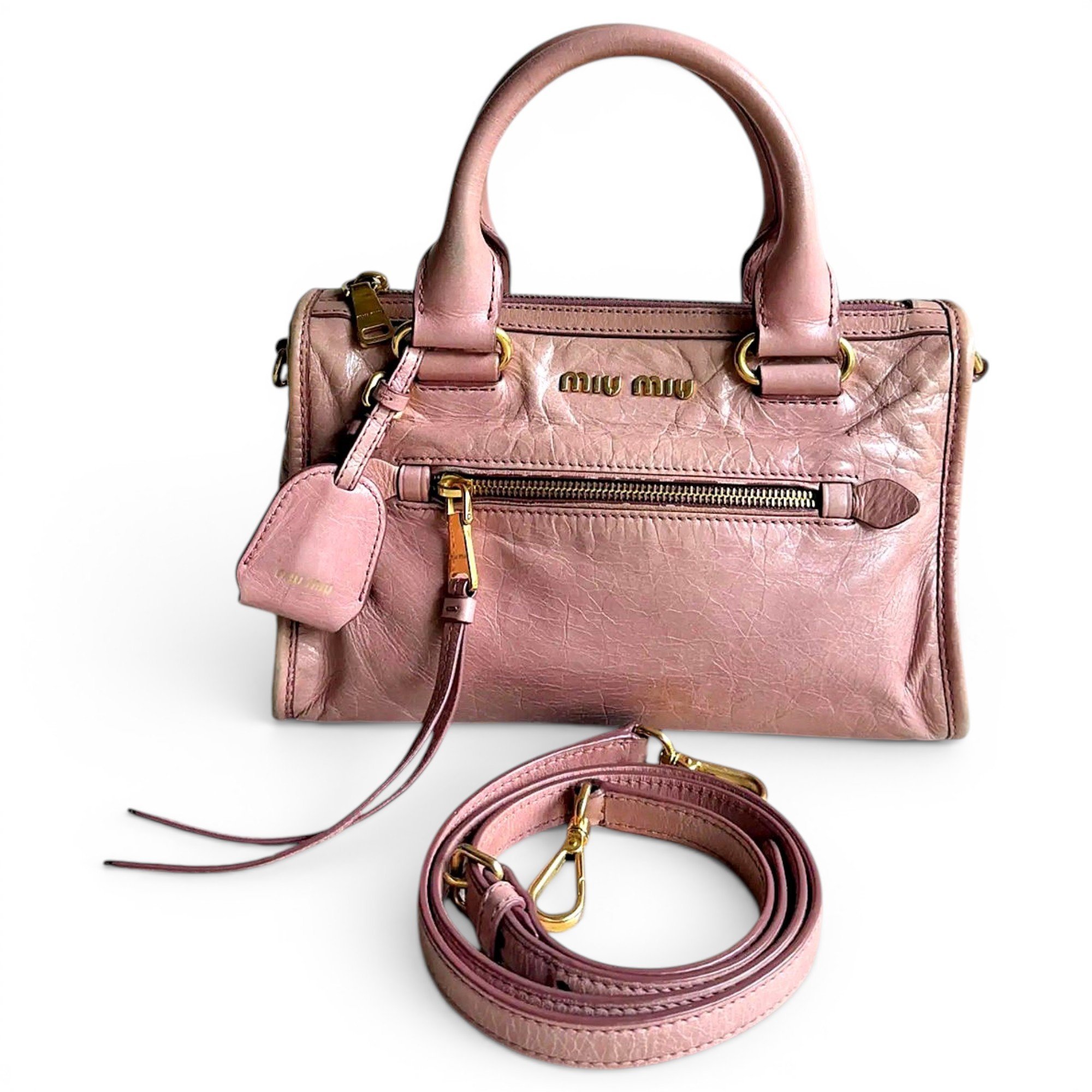 Leather handbag