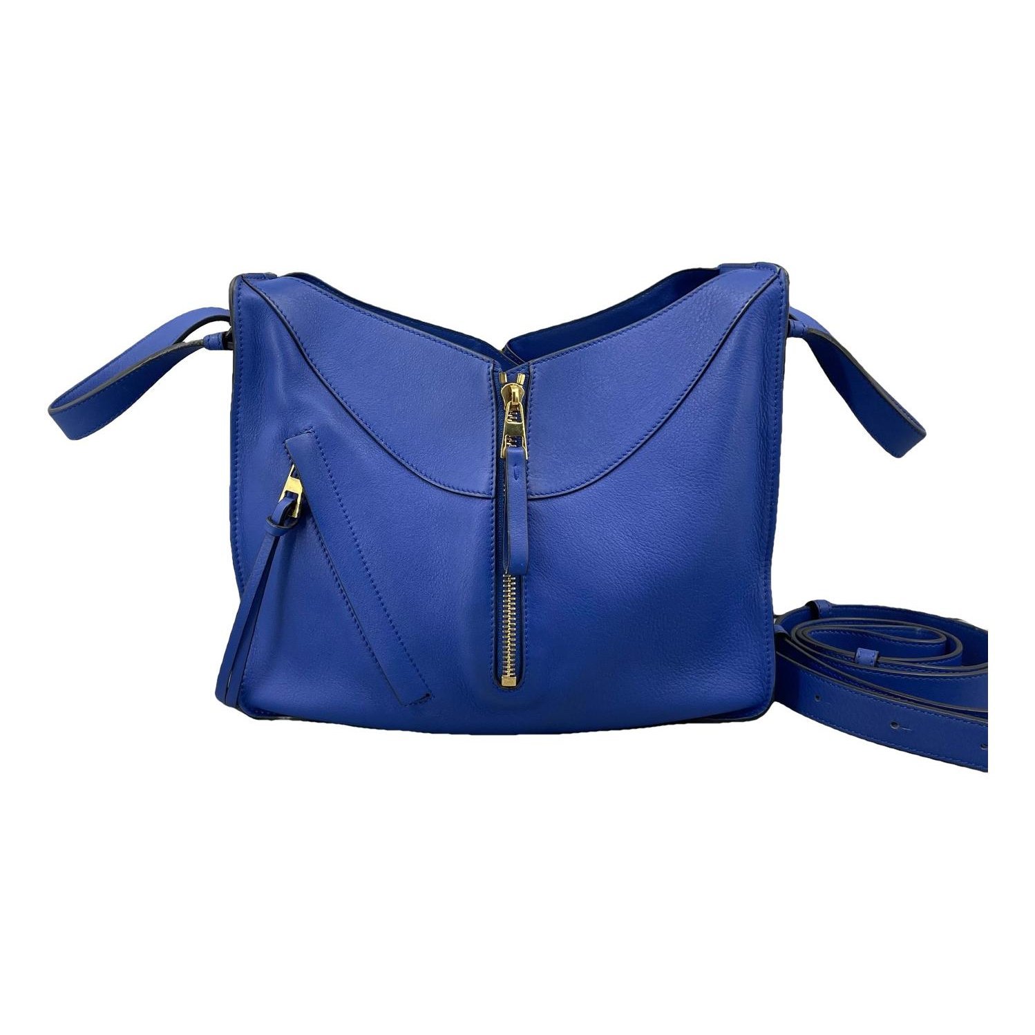 Hammock leather handbag