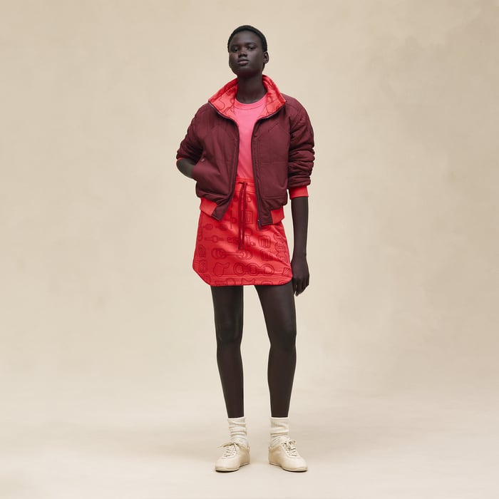 Rose Pivoine "Cahier Du Colporteur" Miniskirt