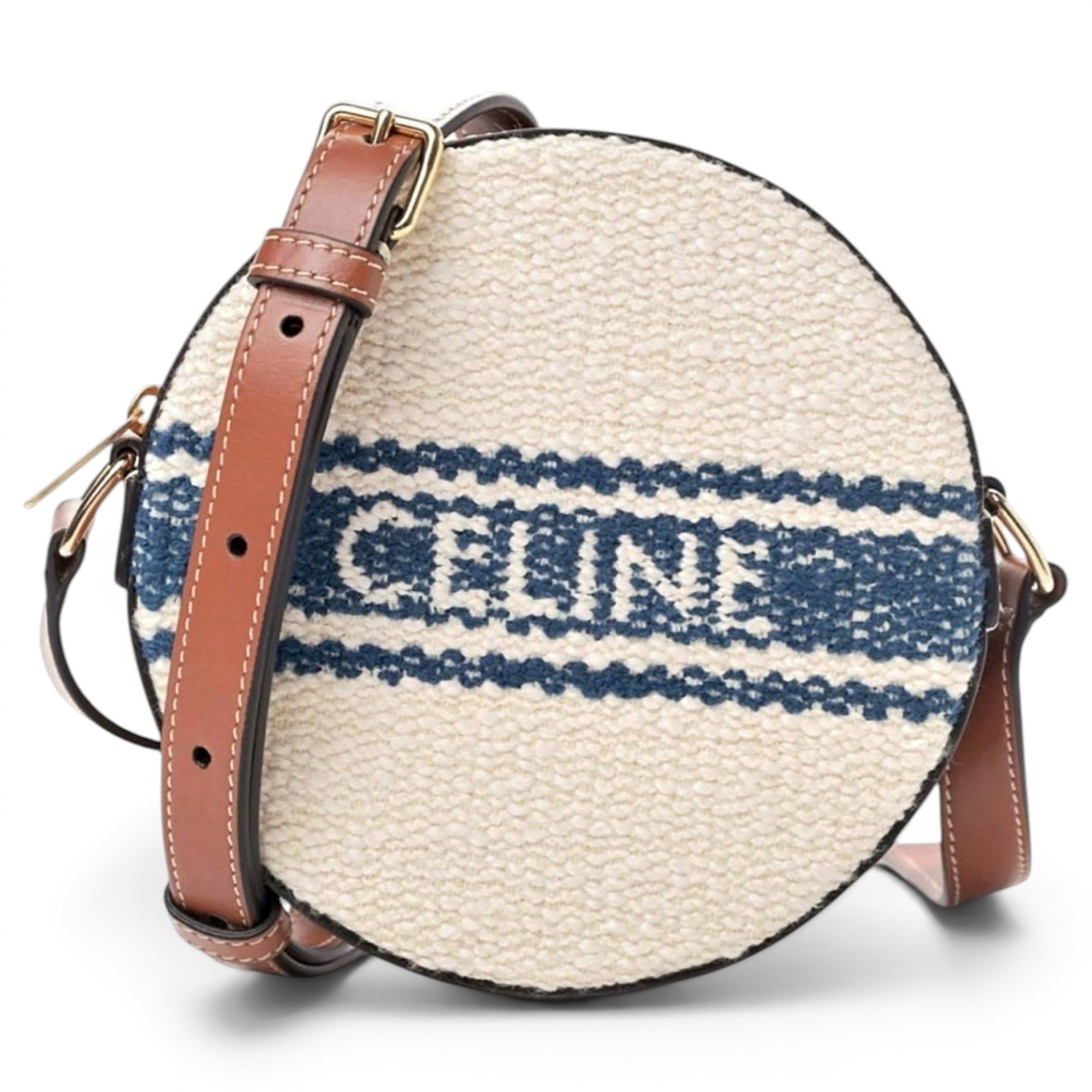 Tambour cloth crossbody bag