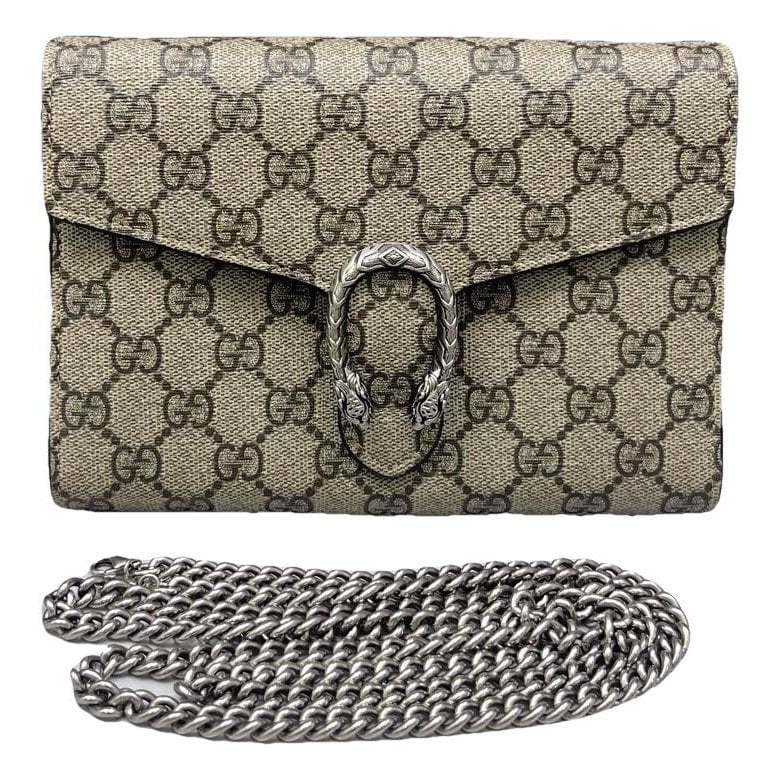 Dionysus Chain Wallet cloth crossbody bag