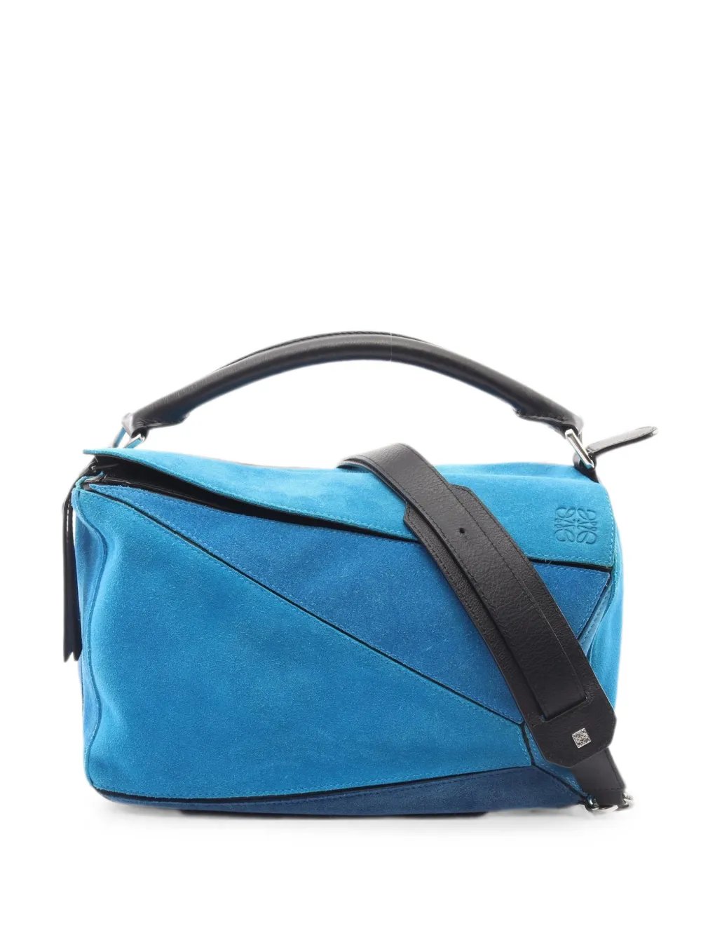 2000s Puzzle suede handbag