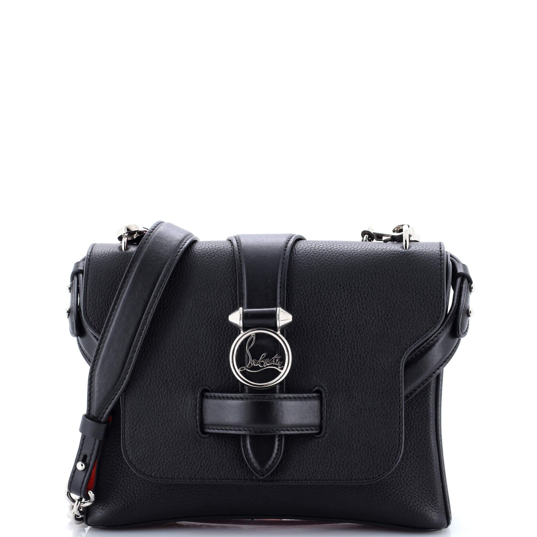 Christian Louboutin Rubylou Convertible Satchel Leather Small