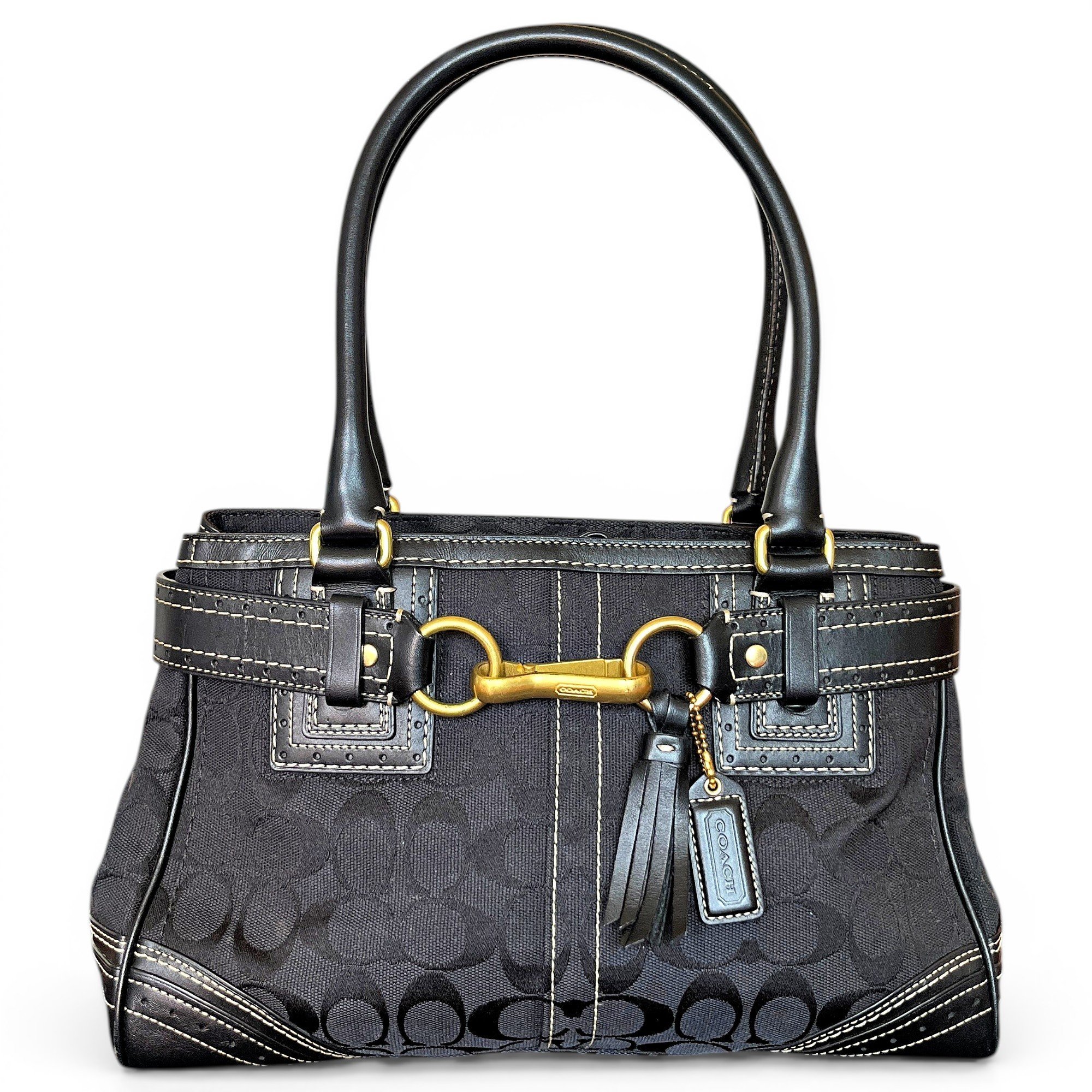 Leather handbag