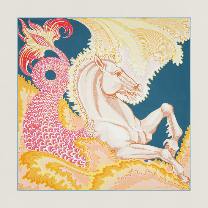 Cheval Sirene Double Face Scarf 90