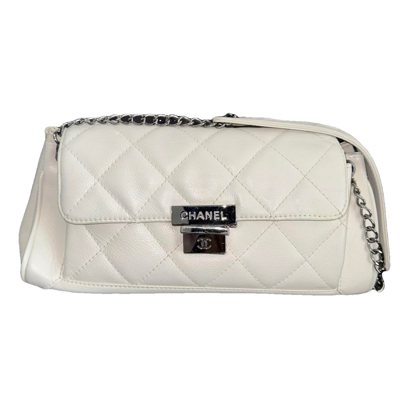 Leather clutch bag