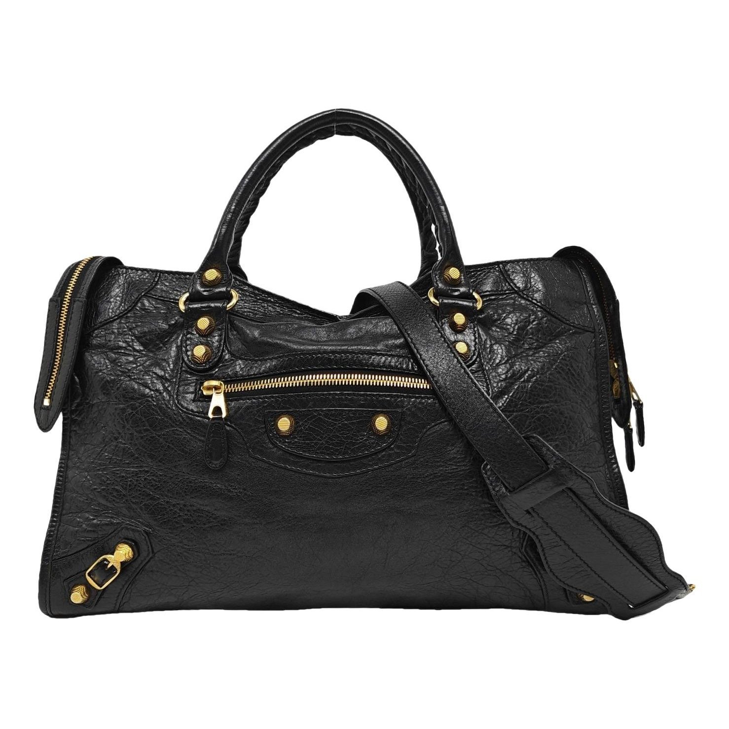Leather handbag