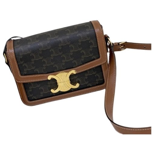 Triomphe leather handbag