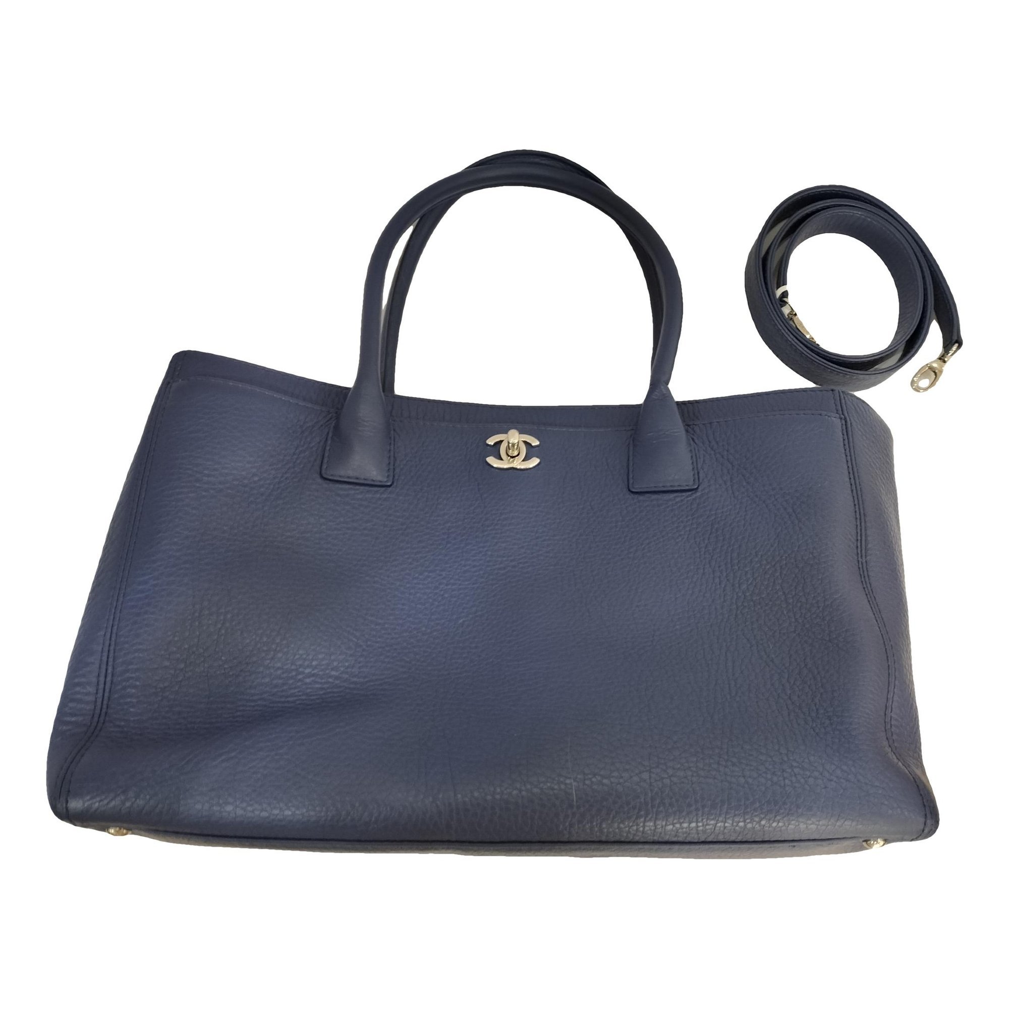 Executive leather tote