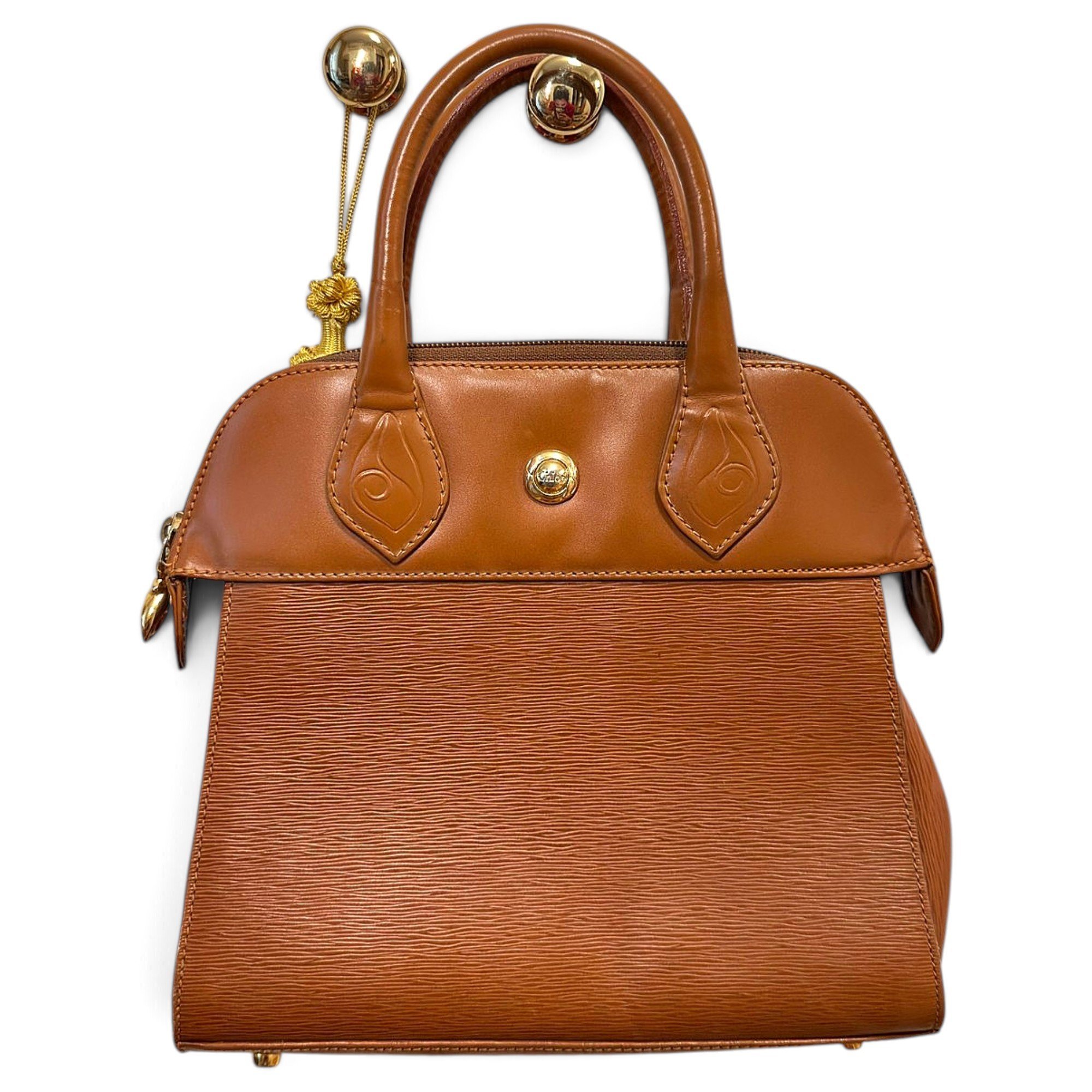 Leather handbag