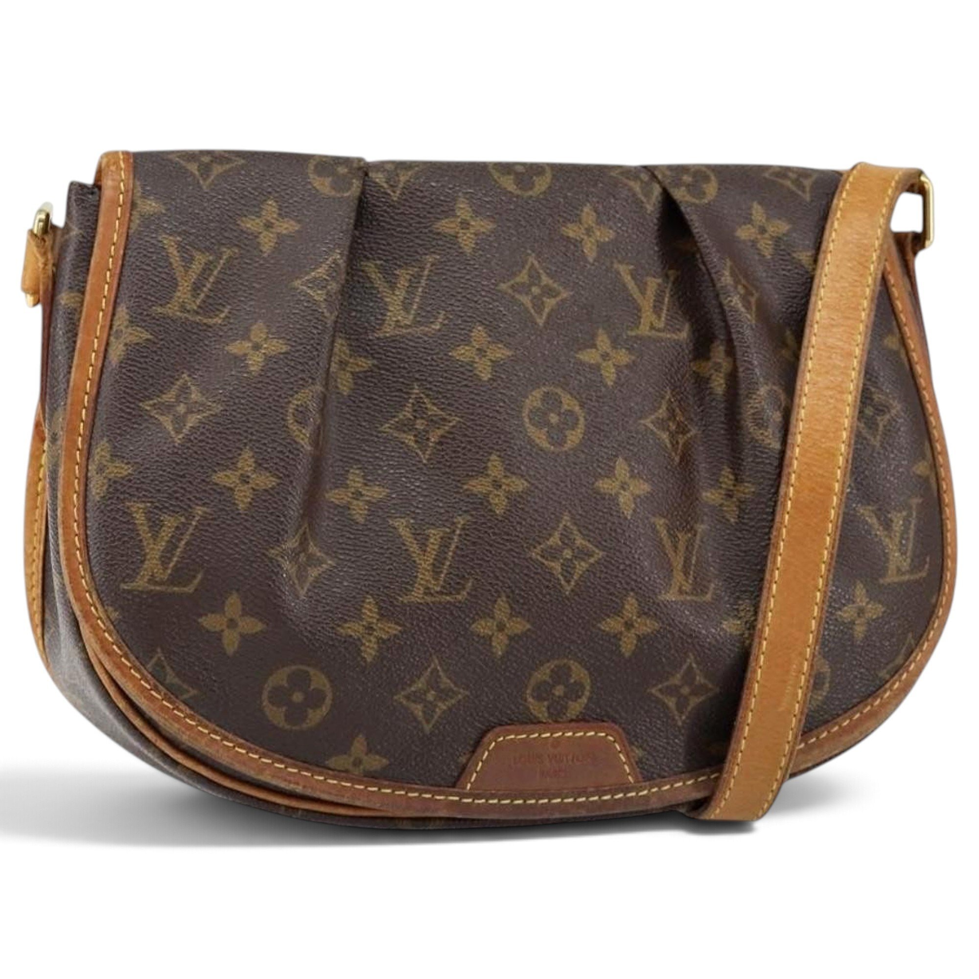 Menilmontant leather crossbody bag
