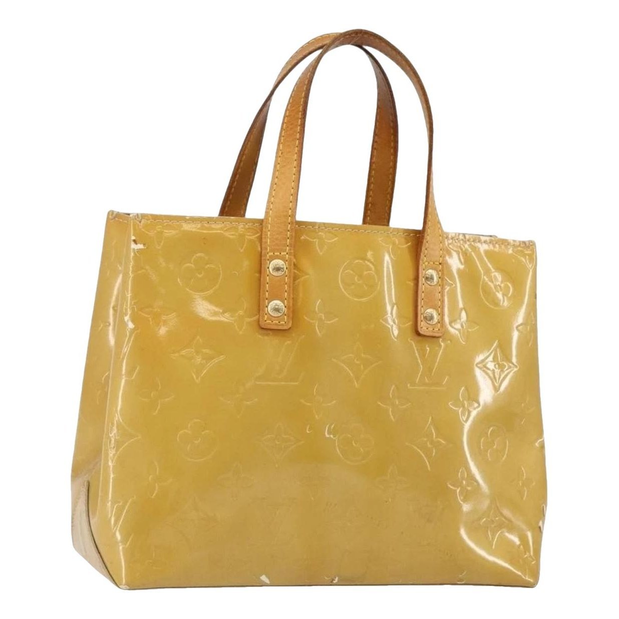 Patent leather handbag