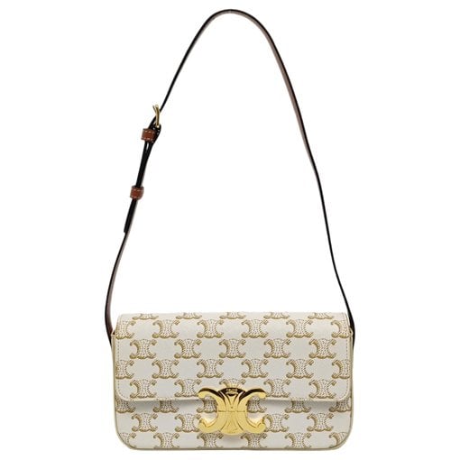 Triomphe leather handbag